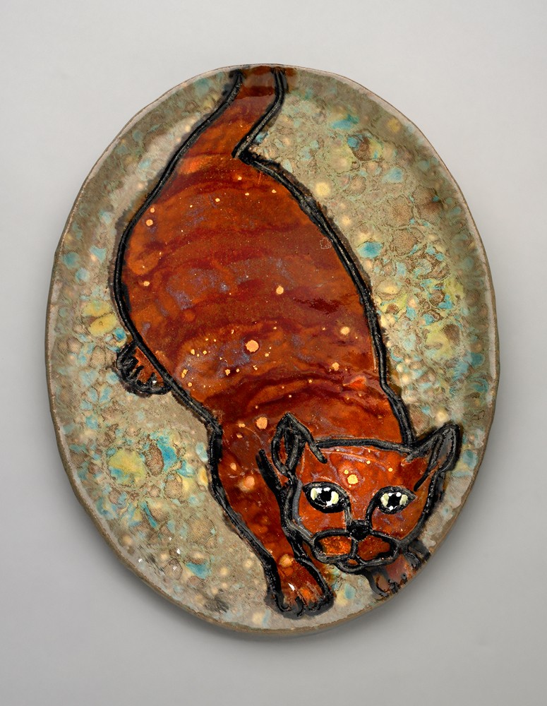 Jumping Cat Plate