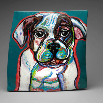 Bulldog on Ceramics